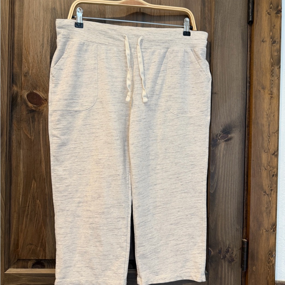 Eddie Bauer Cream Lounge Pants